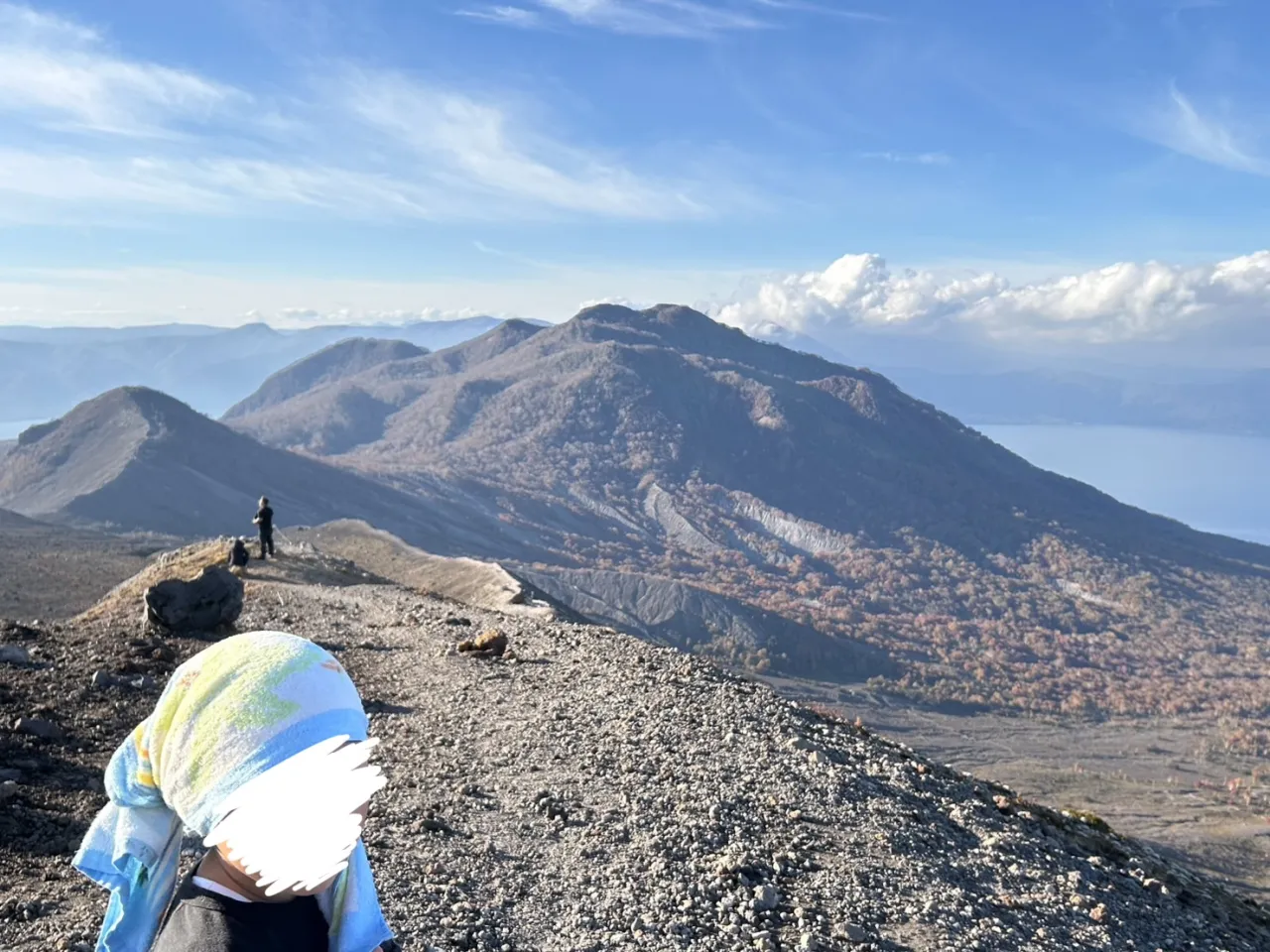 青空の下で樽前山登山に挑戦！