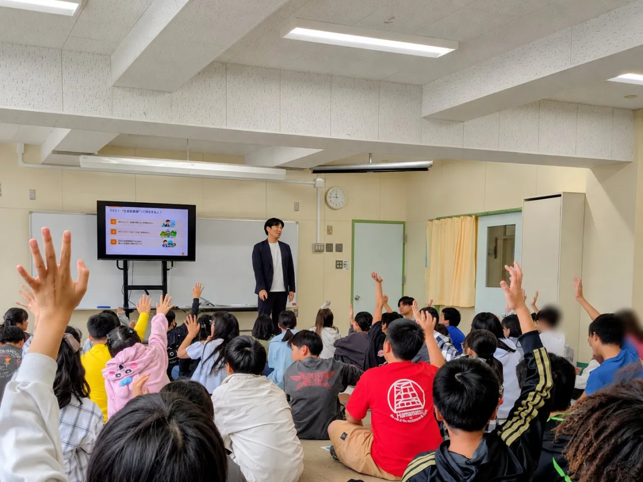 夢をカタチにして、未来を変えよう！平和通小学校で出前授業を行いました